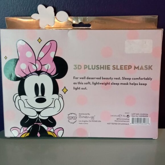 Minnie Mouse and The Creme Shop Sleeping Mask and Lip Balm - NIB - Picture 3 of 5